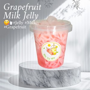 Grapefruit Milk With Jelly